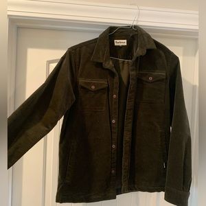 Men's Barbour Cord Overshirt in olive green. Great condition, only worn once.